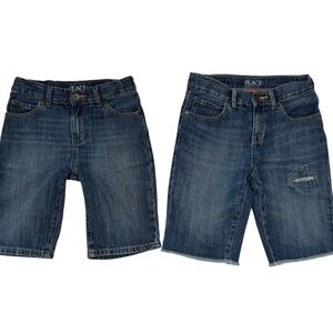 PLACE The Children’s Place Boy Blue Denim Shorts Size 7 and 7S